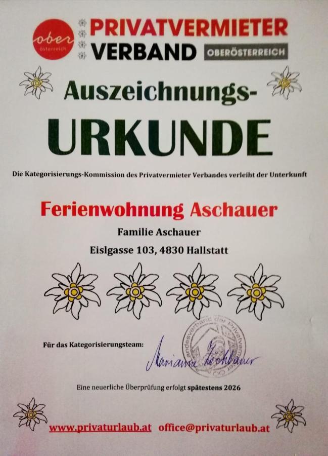 Ferienwohnung Aschauer Hallstatt Bagian luar foto
